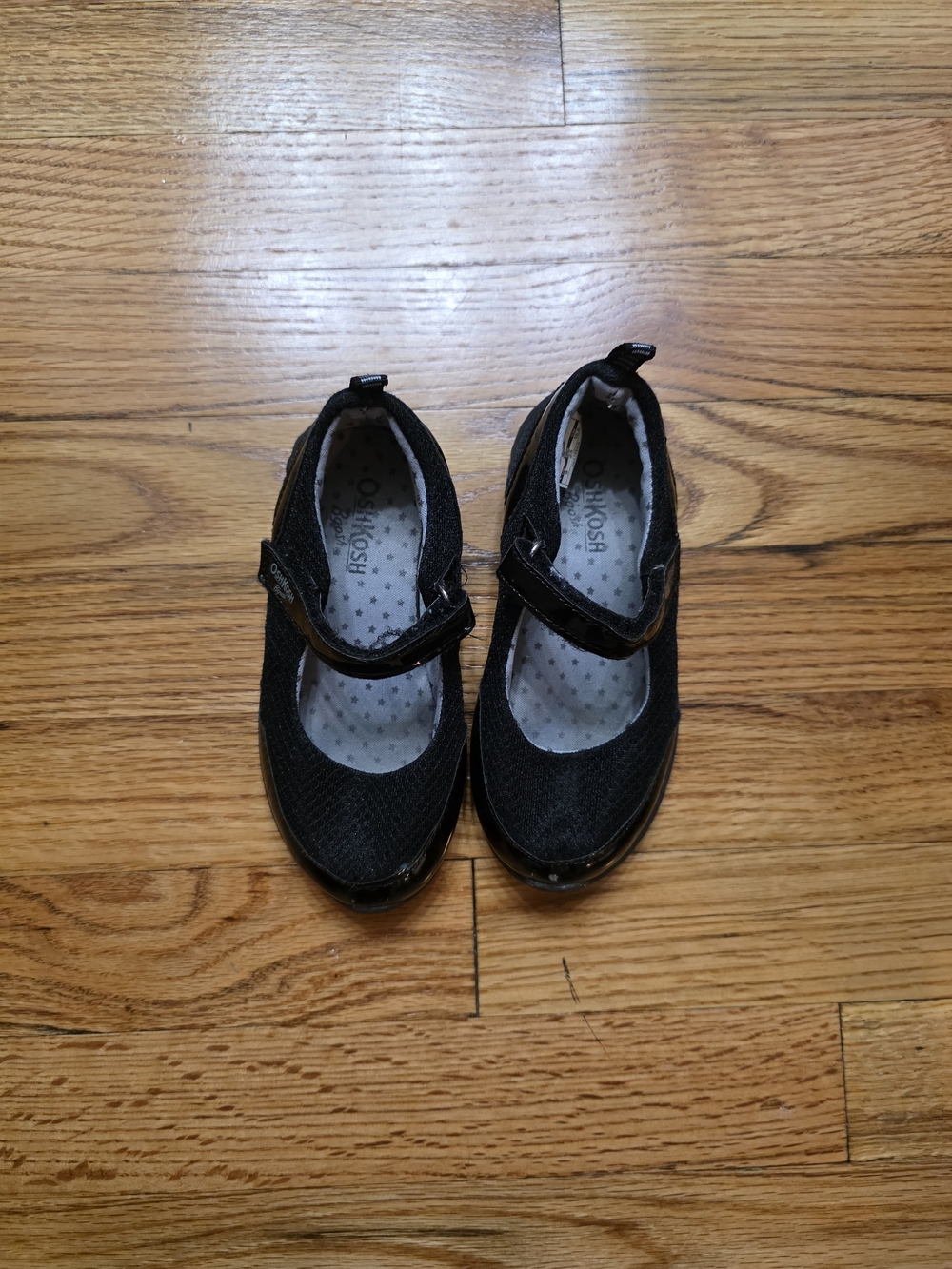 OshKosh B'gosh Black Girls' Mary Jane Sneakers